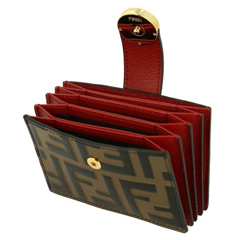 fendi red envelope|Fendi women's wallets.